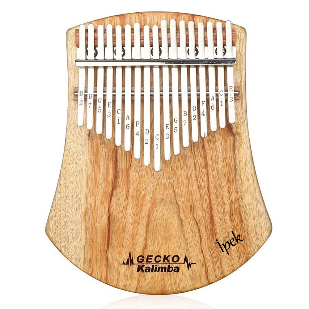 Gecko Kalimba K17CAS İsme Özel Lazer Baskılı