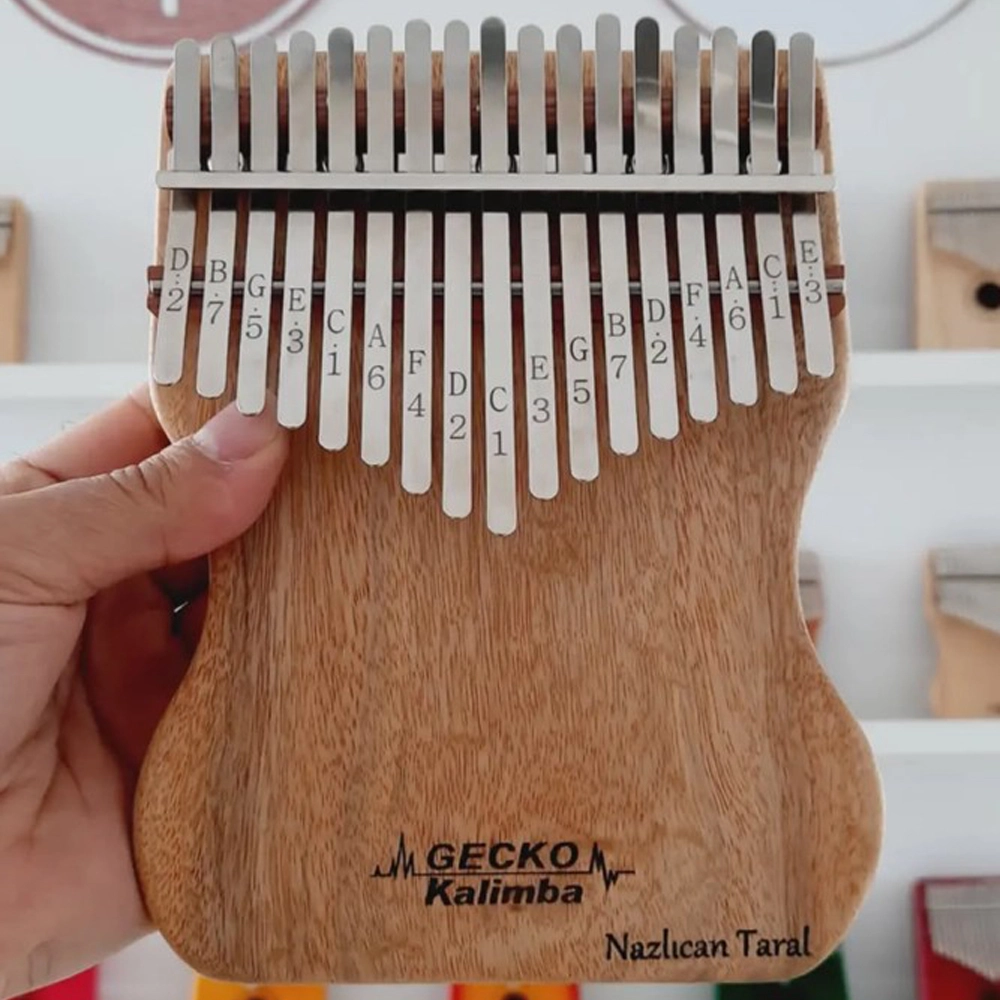 Gecko Kalimba K17CAP İsme Özel Lazer Baskılı