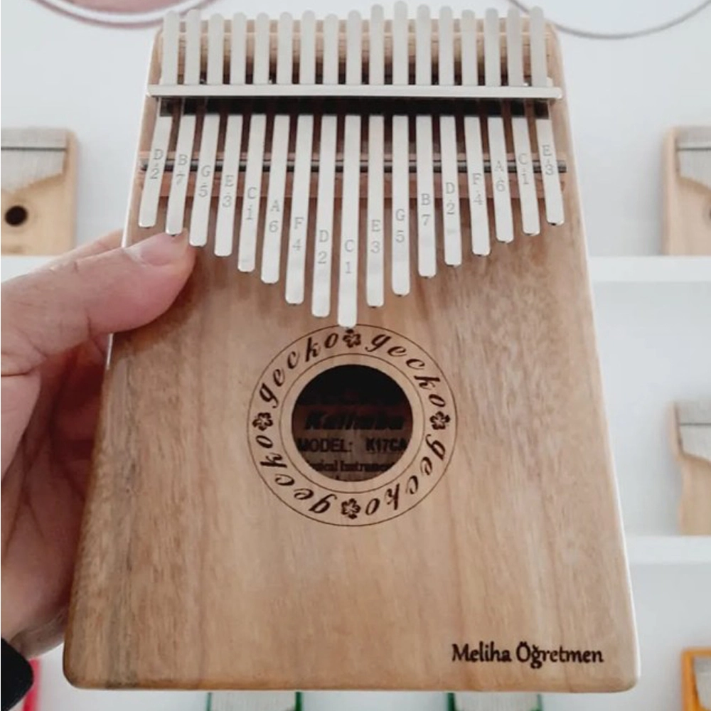 Gecko Kalimba K17CA İsme Özel Lazer Baskılı
