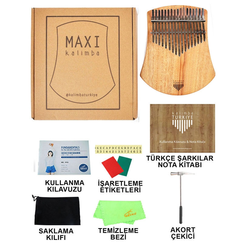 Maxi Kalimba K17CAS Kafur Ağacı