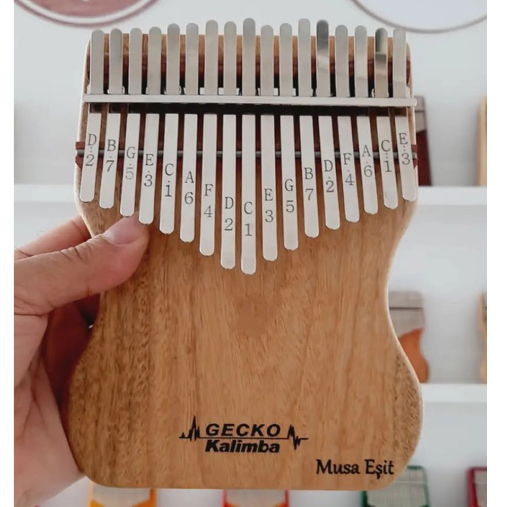 Gecko Kalimba K17CAP İsme Özel Lazer Baskılı