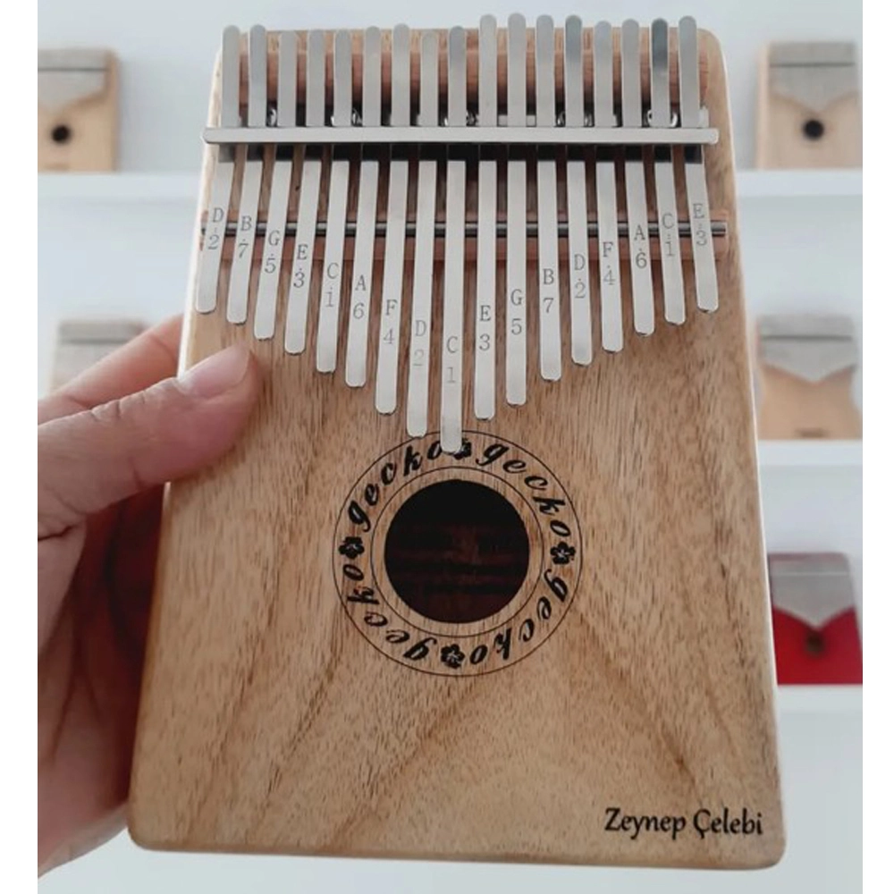 Gecko Kalimba K17CA İsme Özel Lazer Baskılı