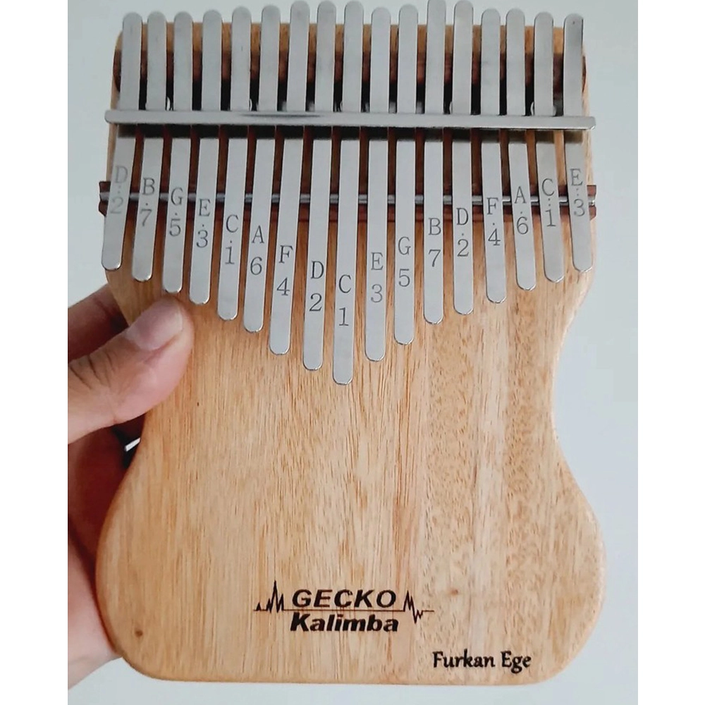 Gecko Kalimba K17CAP İsme Özel Lazer Baskılı