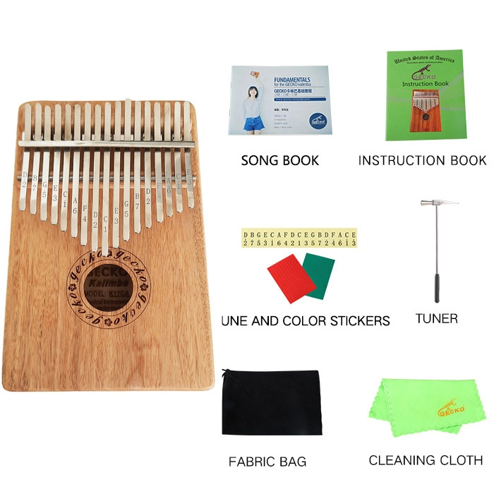 Gecko Kalimba K17CA Kafur Ağacı