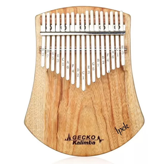 Gecko Kalimba K17CAS İsme Özel Lazer Baskılı